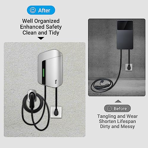 Tera EV Charger Wall Mount Holder for SAE J1772