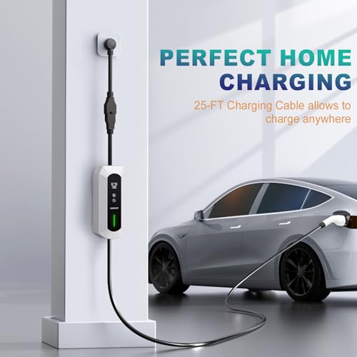 WiFi-enabled Portable EV Charger for Electric Vehicles