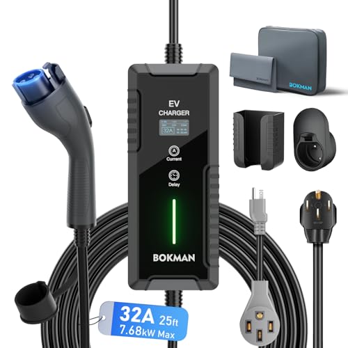 bokman Portable Level 2 EV Charger - 240V