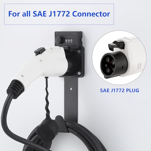 LCGP EV Charger Holder with Combination Lock and Mount