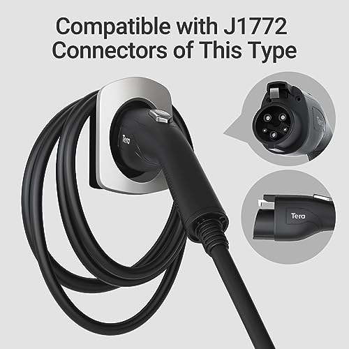 Tera EV Charger Wall Mount Holder for SAE J1772