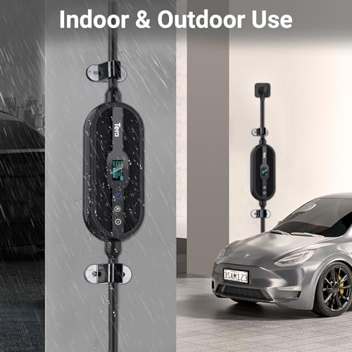 Tera EV Charger Holder: Universal Wall Mount Bracket Clamp