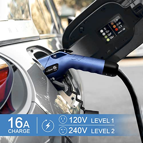 Adjustable Level 1/2 EV Charger with 25ft Cable