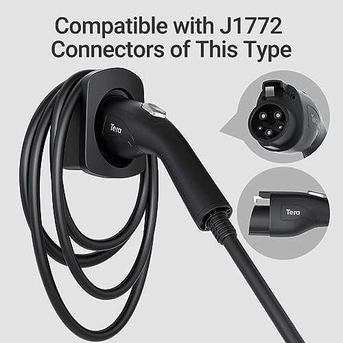 Tera EV Charger SAE J1772 Wall Mount Organizer