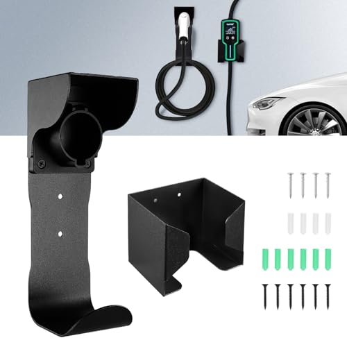 Electric Vehicle Charger Wall Mount Holder Set