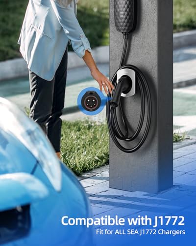 ShockFlo H1 Silver Painted EV Charger Holder-PC Material