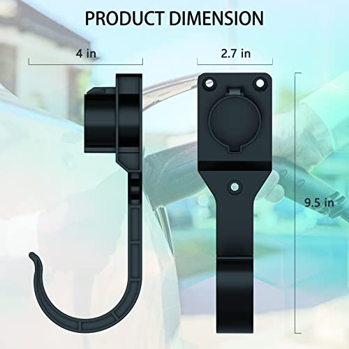 EV Charger Holder for J1772 Connector with Accessories