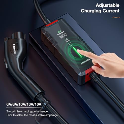 NOPAARD Level 1+2 Portable EV Charger with 25ft Cable
