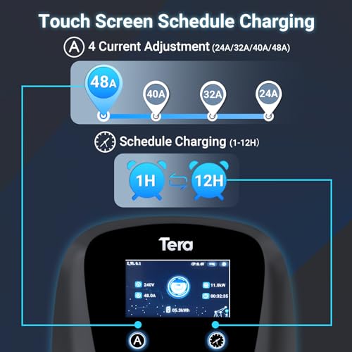Tera Tesla Home EV Charger: Level 2 - 40A, 240V