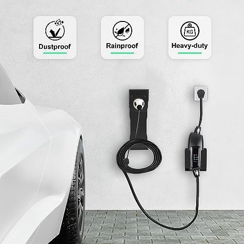 VarCozy EV Charger Holder Set with Wall-Mount Dock