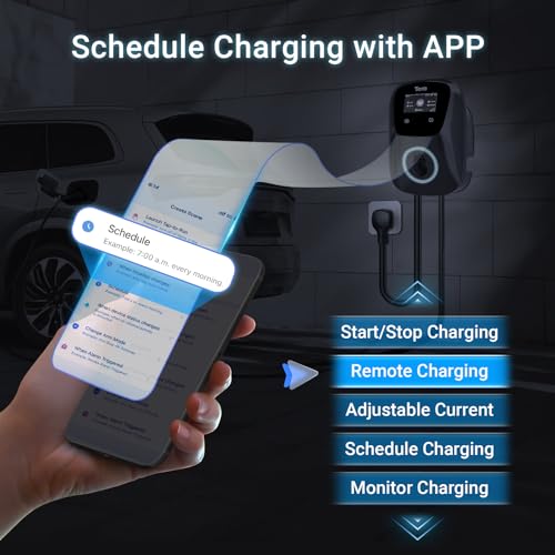 Tera Tesla Home EV Charger: Level 2 - 40A, 240V