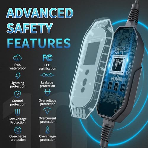 Portable Level 2 EV Charger for J1772 Electric Cars