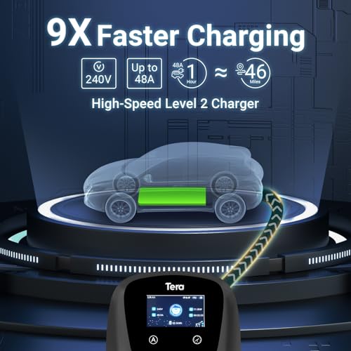 Tera Tesla Home EV Charger: Level 2 - 40A, 240V