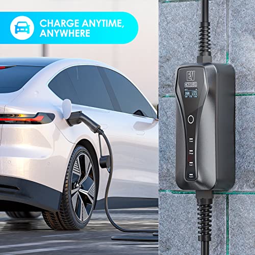 EVJUICION Level 1-2 EV Charger with Adjustable Current