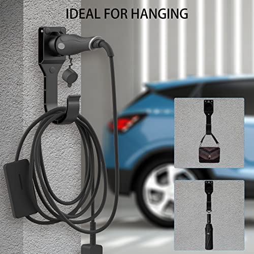 EV Charger Holder for J1772 Connector with Accessories