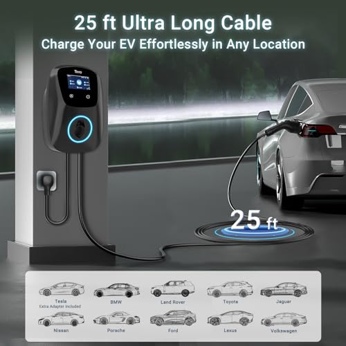 Tera Tesla Home EV Charger: Level 2 - 40A, 240V