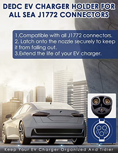 DEDC EV Charger Cable Holder Wall Mount Dock
