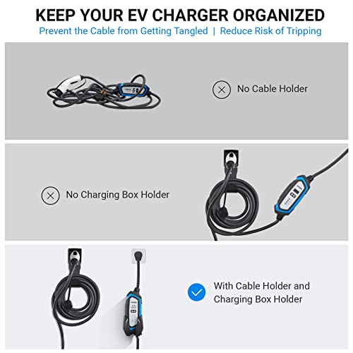 BougeRV EV Charger Holder with Wall-Mount Holster