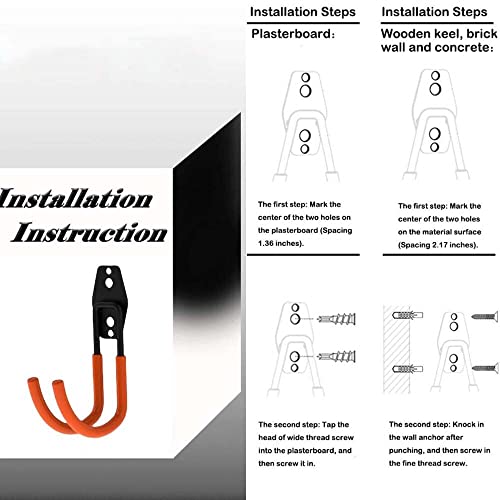 EV Charger Cable Holder Wall Mount J Hook Organizer