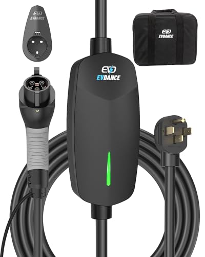 Portable Level 2 EV Charger with 25ft Cable
