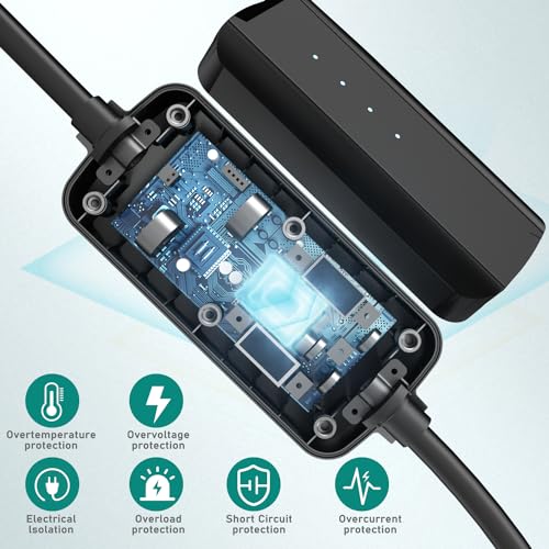 Aiskooc Portable Level 2 EV Charger, 32Amp 240V