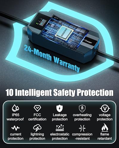 Portable GODIAG NEMA 14-50 Level 2 EV Charger