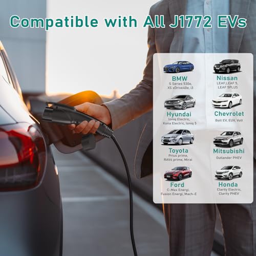 Aiskooc Portable Level 2 EV Charger, 32Amp 240V