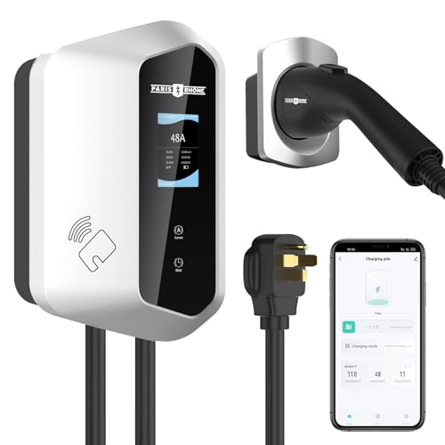 Paris Rhône Level 2 EV Charger, 48 Amp 11.5KW