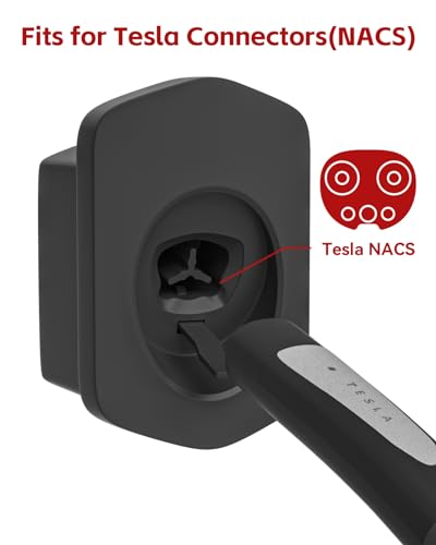 Tesla Charger Holder, Car Nozzle-Holster Dock, Cable Organizer