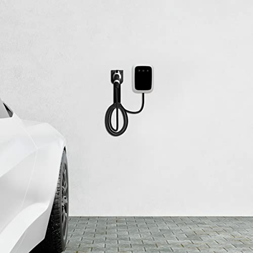 ENERLITES Wall-Mount EV Charger Cable Holder, Heavy-Duty Dock