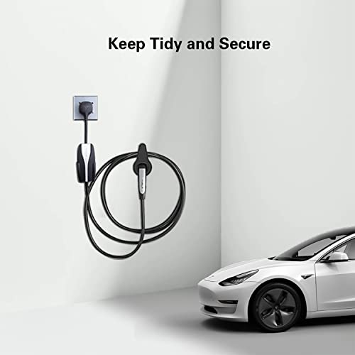 EVCONN Tesla Charger Cable Organizer, Wall Mount Holder