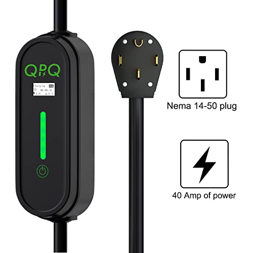 Adjustable Level 2 EV Charger with 25ft Cable