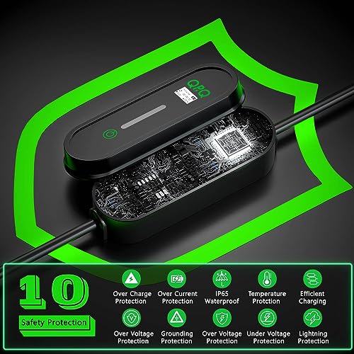 Adjustable Level 2 EV Charger with 25ft Cable