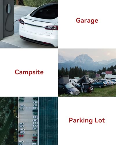 Tesla Charger Holder, Car Nozzle-Holster Dock, Cable Organizer