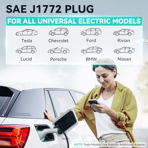 ANDEMAN Level 2 Portable EV Charger with Smart APP