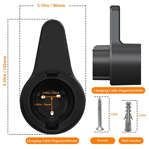 EV Charger Holder Wall Connector Holster Nozzle Dock