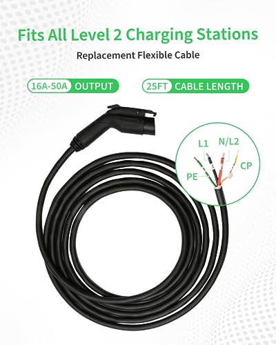 Autel Level 2 Charger Cable, 16-50 Amp 240V