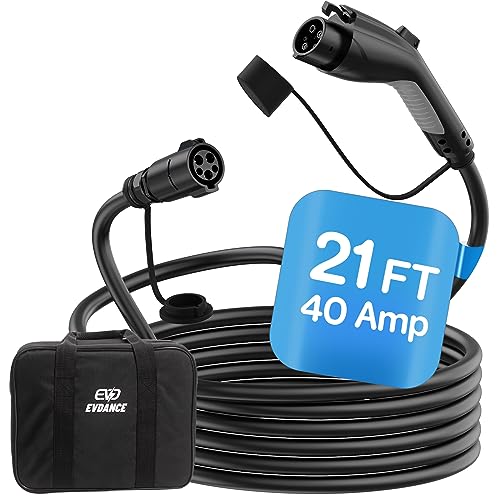 21ft J1772 EV Charger Extension Cable, Level 1/2 Suitable