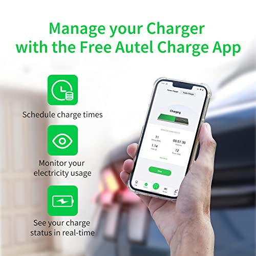 Autel MaxiCharger Smart EV Charger, 50A, Wi-Fi Enabled