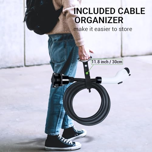 Tera EV Charger J1772 22ft Cord with Carrying Bag