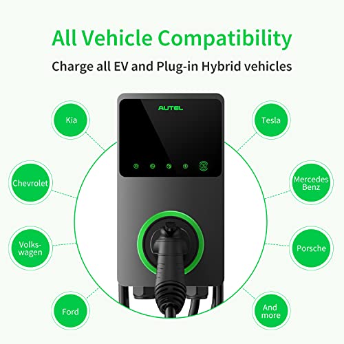 Autel MaxiCharger Smart EV Charger, 50A, Wi-Fi Enabled