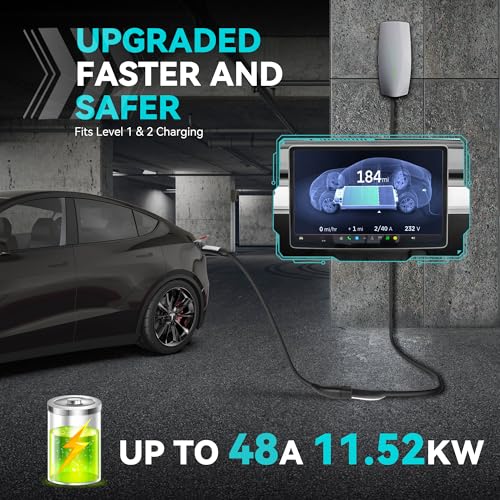 Tesla 21ft Extension Cord, Upgraded Charger Cable, Model Y/3/S/X