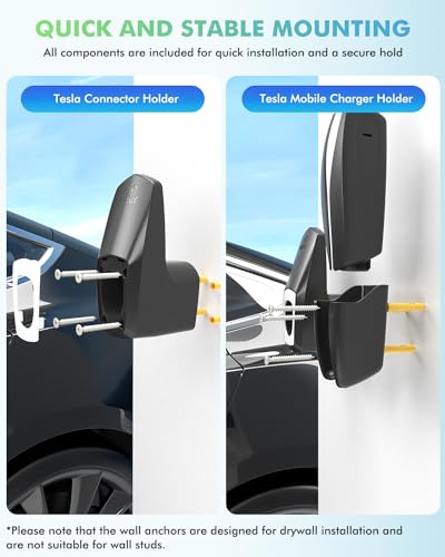 Tesla Charger Cable Holder with Model 3 Model Y Model S Model X