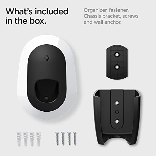 Spigen All-in-One Cable Organizer for Tesla Charger - White