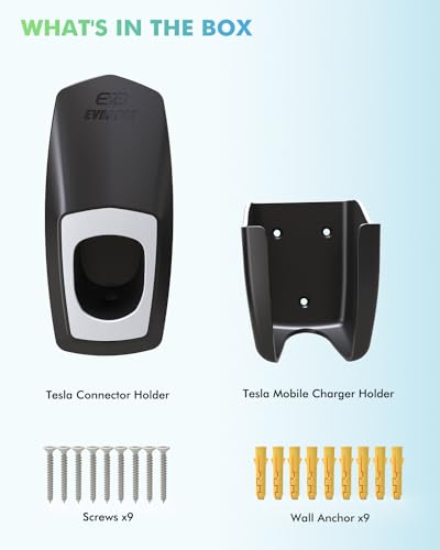 Tesla Charger Cable Holder with Model 3 Model Y Model S Model X