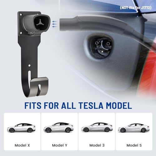 Tesla Charger Holder Wall-Mount for Model X/Y/3/S
