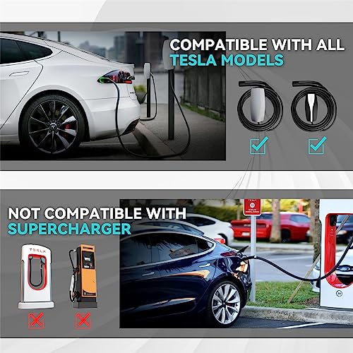 Tesla 21ft Extension Cord, Upgraded Charger Cable, Model Y/3/S/X