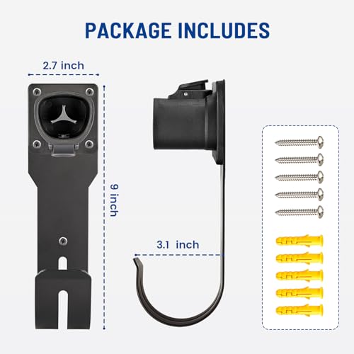 Tesla Charger Holder Wall-Mount for Model X/Y/3/S