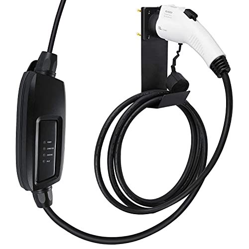 LECTRON EV Charger Nozzle Holster Dock with J-Hook