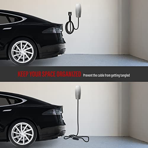Tesla Charger Nozzle Holster & Wall-Mount EV Holder